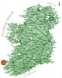 Irlandkarte